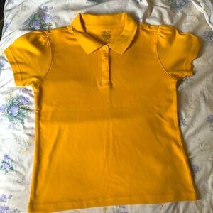 Mustard yellow collar shirt